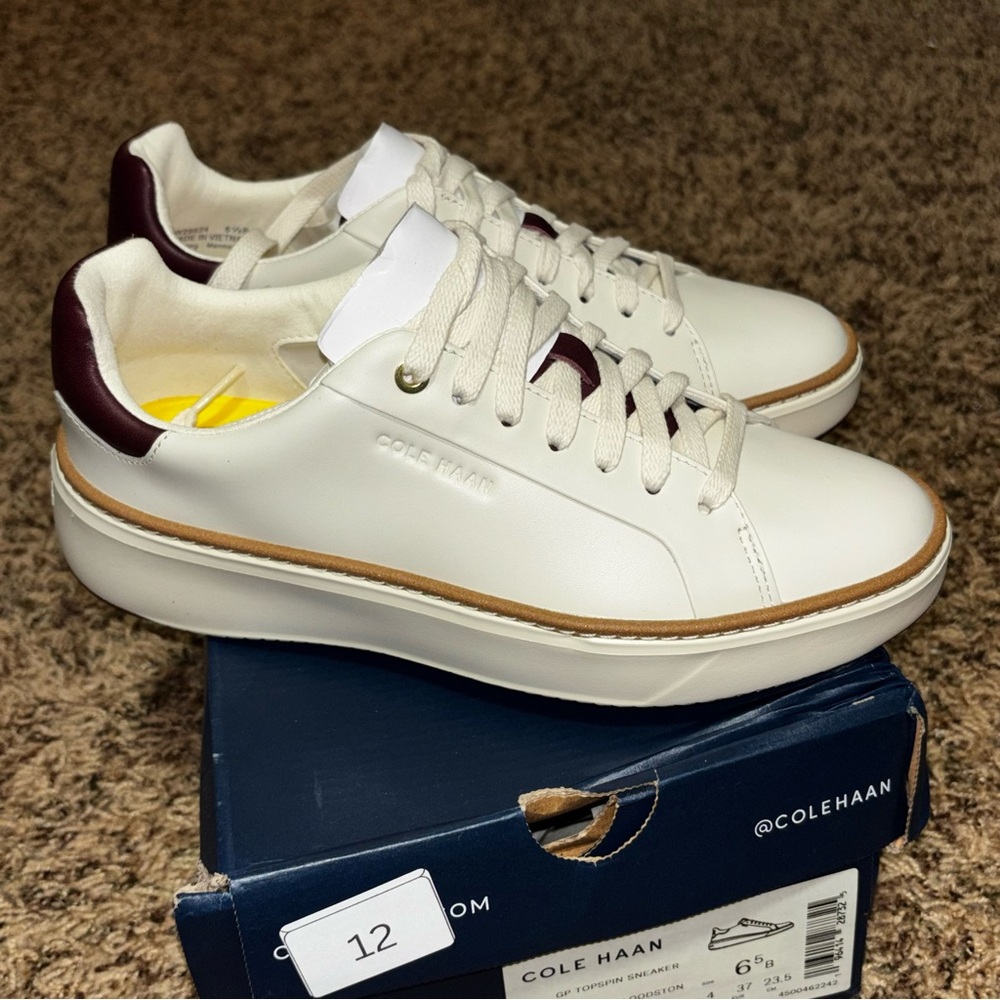 Cole Haan Women's GrandPrø Topspin Sneakers Style W28624 Size 6.5 New Shoe
